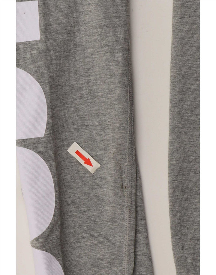 Leggings graphiques Nike pour femmes UK 10 petit coton gris