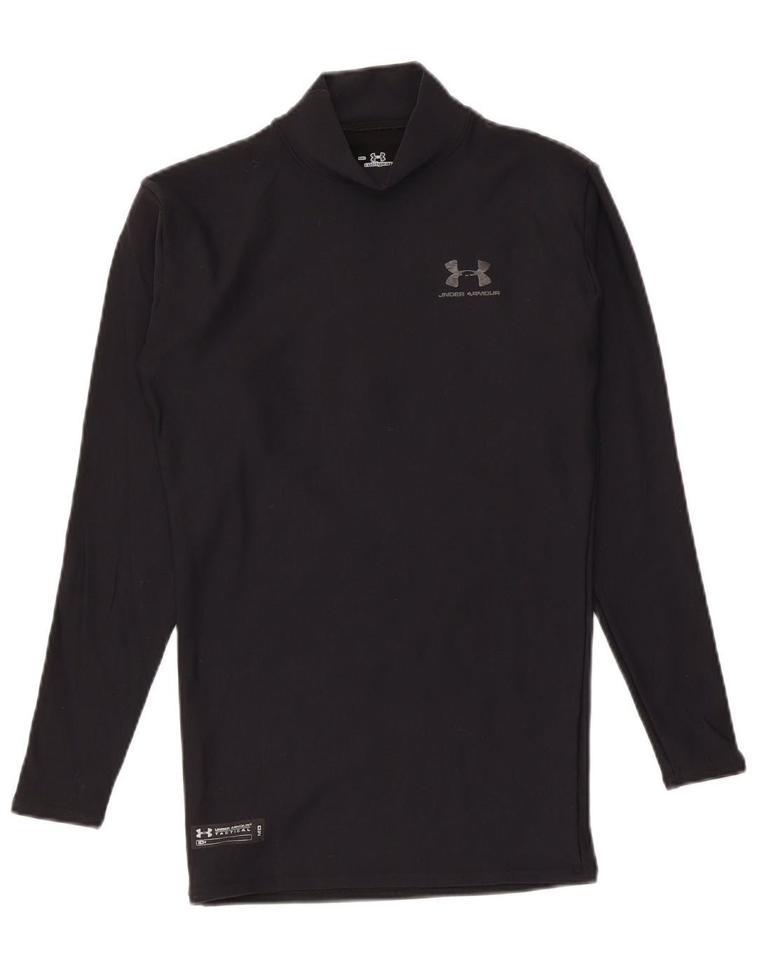 Under Armour Haut de Compression à Manches Longues Homme Noir Moyen Nylon