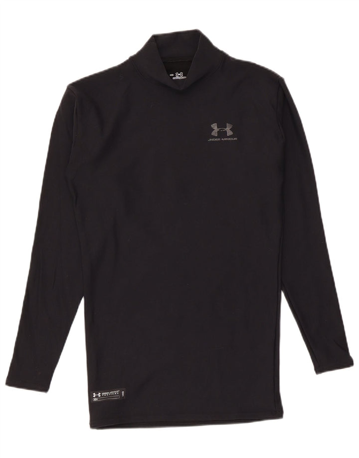 Under Armour Haut de Compression à Manches Longues Homme Noir Moyen Nylon