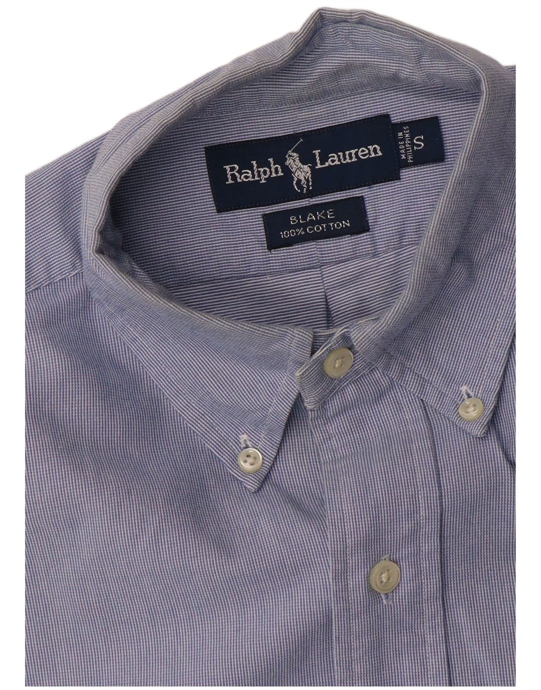 RALPH LAUREN Chemise ample Blake pour homme en coton à fines rayures bleues