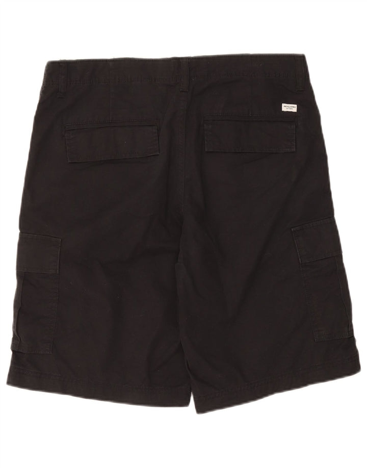 Jack & Jones Short Cargo Homme Moyen W32 Noir Coton