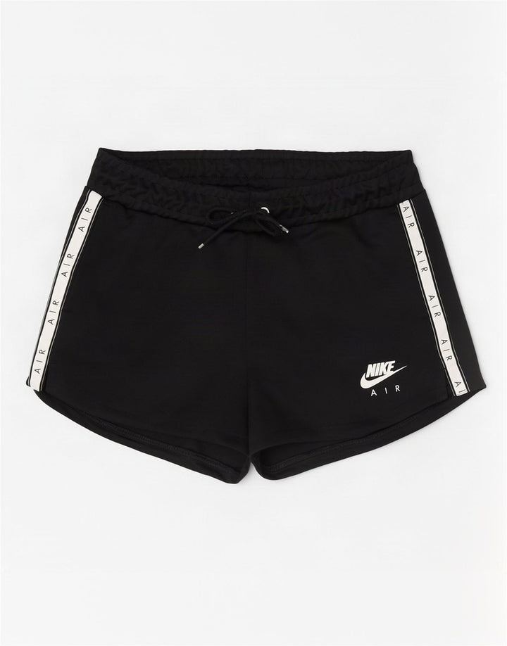 Nike Short de sport graphique pour femme UK 12 Polyester color block noir moyen