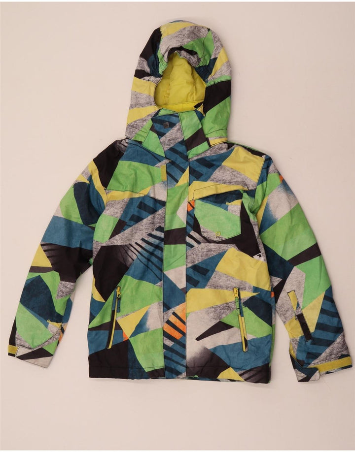 Quiksilver Veste Coupe-Vent Garçon 11-12 ans Multicolore Géométrique