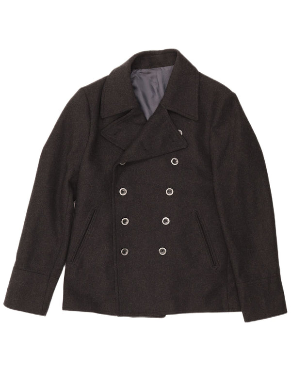 Sisley Caban Homme IT 50 Large Laine Noir