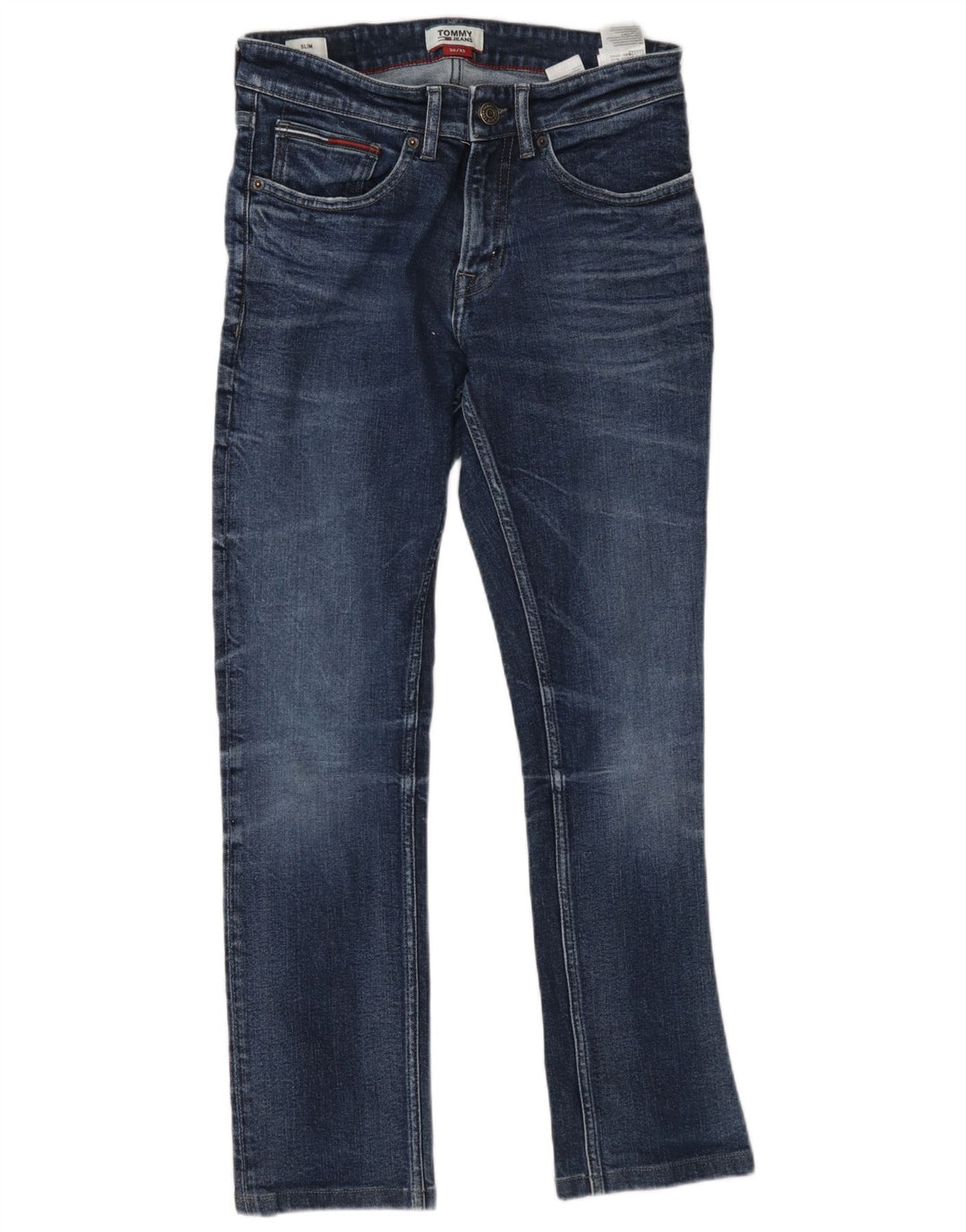 Tommy Hilfiger Jean Slim Homme W30 L32 Bleu Coton