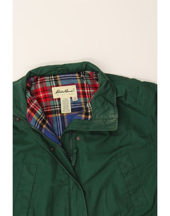EDDIE BAUER Womens Windbreaker Coat UK 14 Medium Green Polyester Vintage Eddie Bauer and Second-Hand Eddie Bauer from Messina Hembry 