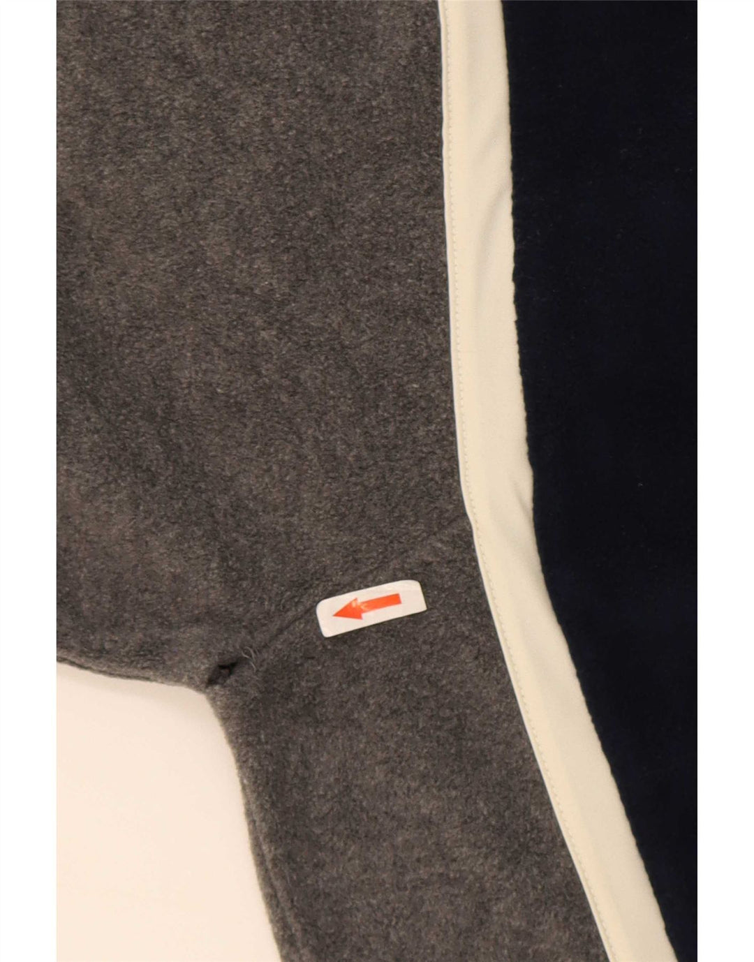 Campagnolo Pull Polaire Col Zippé Homme Gris Moyen Colorblock Polyester