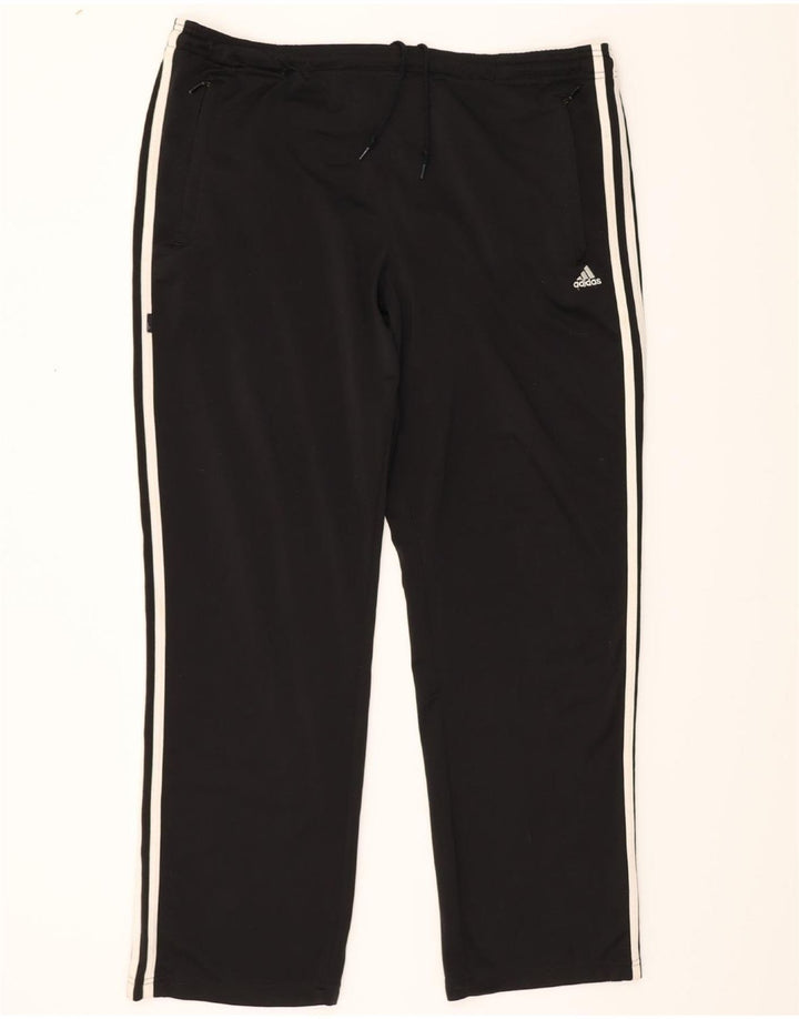 ADIDAS Mens Tracksuit Trousers Large  Black Polyester Vintage Adidas and Second-Hand Adidas from Messina Hembry 