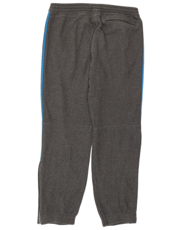 Adidas Pantalon de survêtement pour homme Joggers UK 42/44 Large Gris Coton
