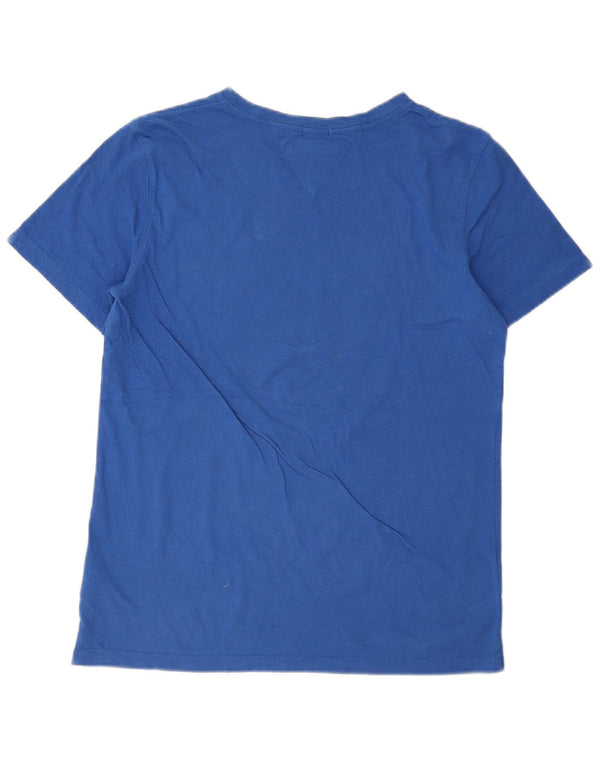 Tommy Hilfiger T-shirt graphique coupe classique pour garçon 15-16 ans Bleu Coton