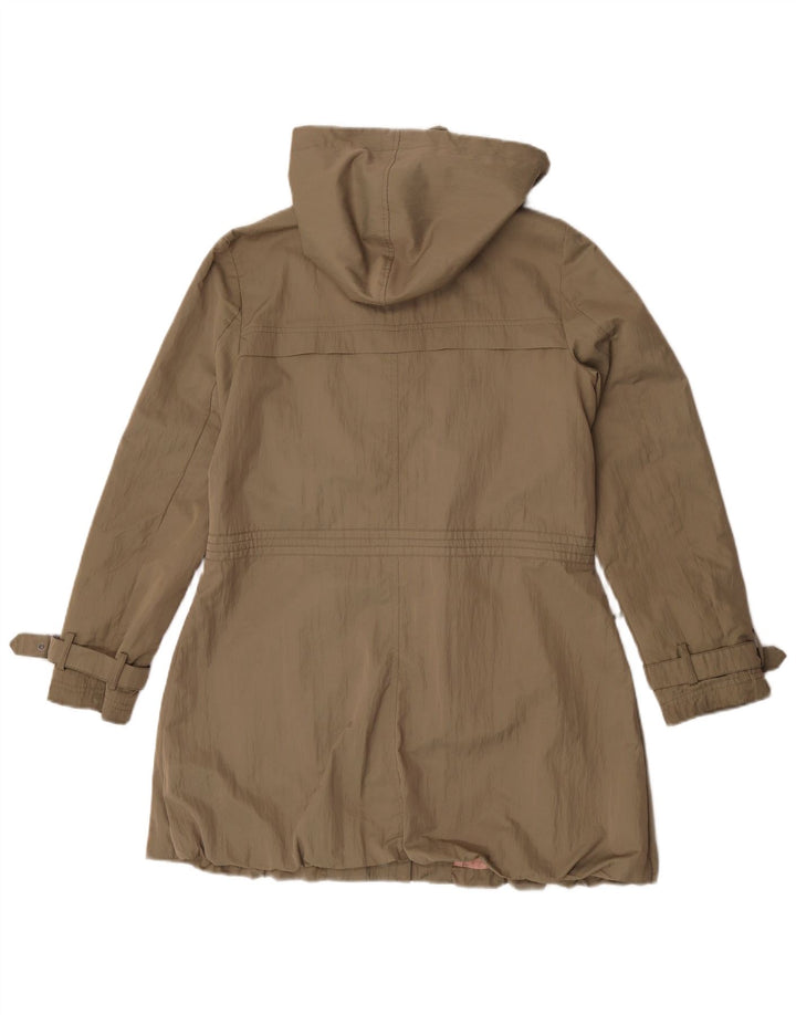 John Rocha Veste Parka à capuche pour femme UK 12 Kaki moyen Polyester