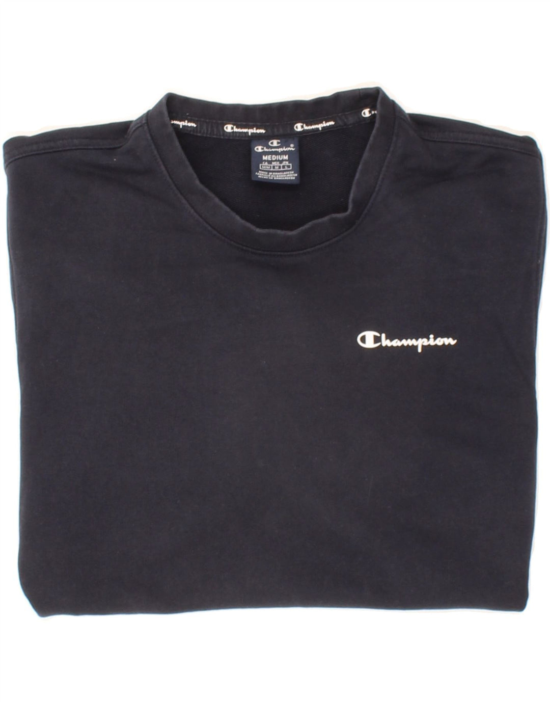 CHAMPION Sweat-Shirt Homme Bleu Marine Moyen Coton