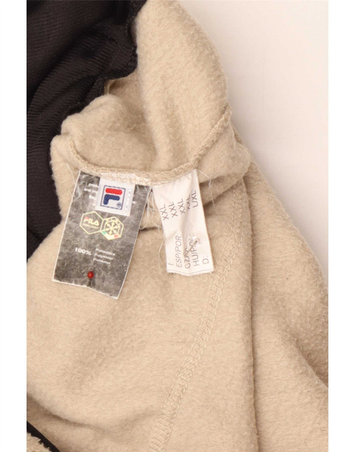 Fila Veste polaire homme UK 44 2XL Beige Polyester