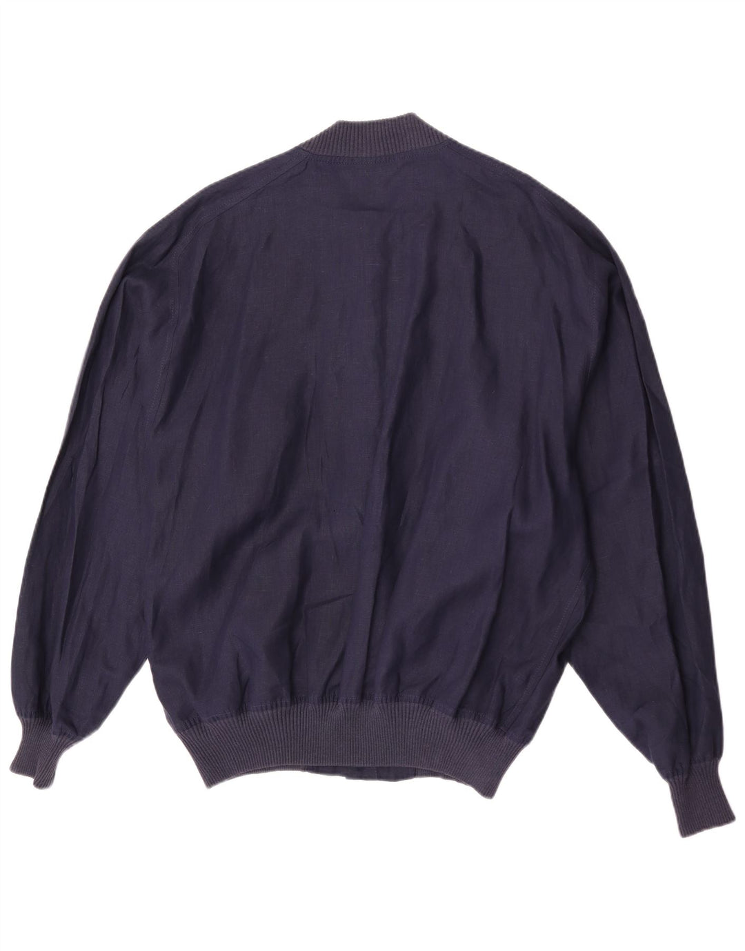 Avon Celli Veste Bomber Coupe Ample pour Homme IT 46 Petit Lin Bleu Marine