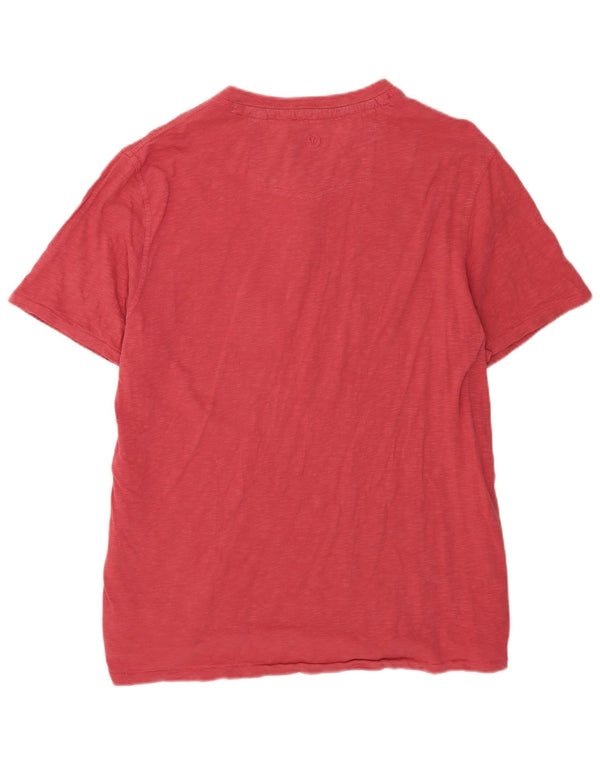 Fat Face T-Shirt Homme Haut 2XL Rouge Coton