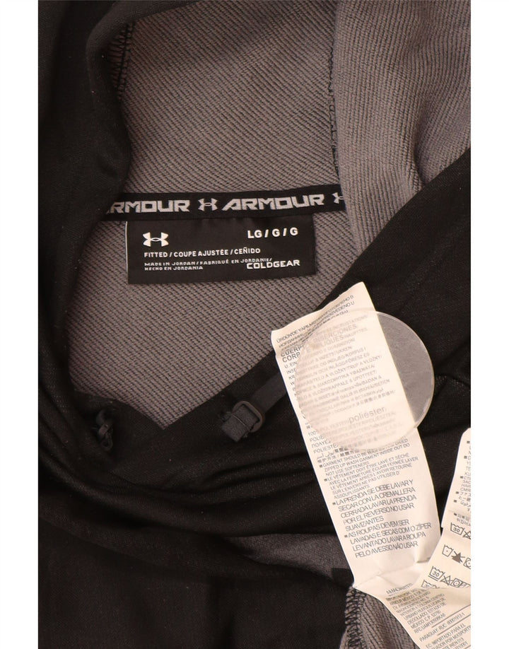 Under Armour Cold Gear Graphic Sweat à capuche pour homme Taille L Noir Polyester