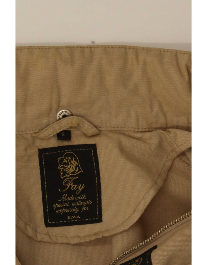 Fay Veste utilitaire coupe ample pour homme UK 36 Small Beige