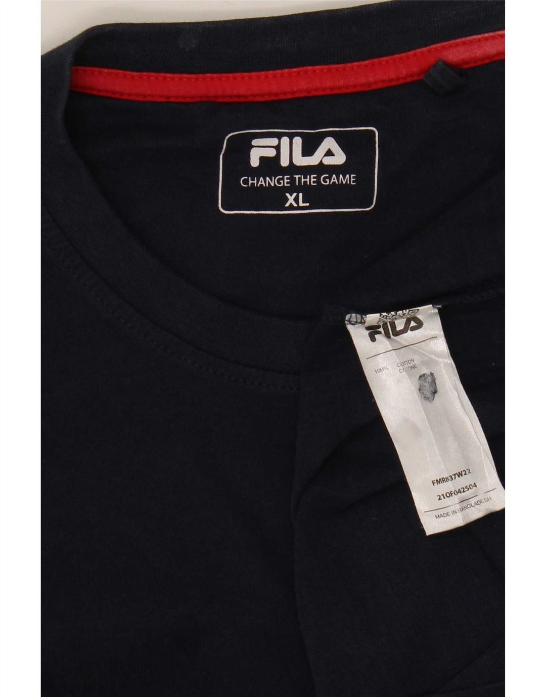 Fila Homme Haut Manches Longues XL Bleu Marine Coton