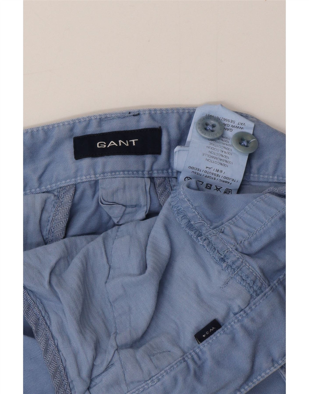 GANT Short Cargo Homme W34 Grand Bleu Coton