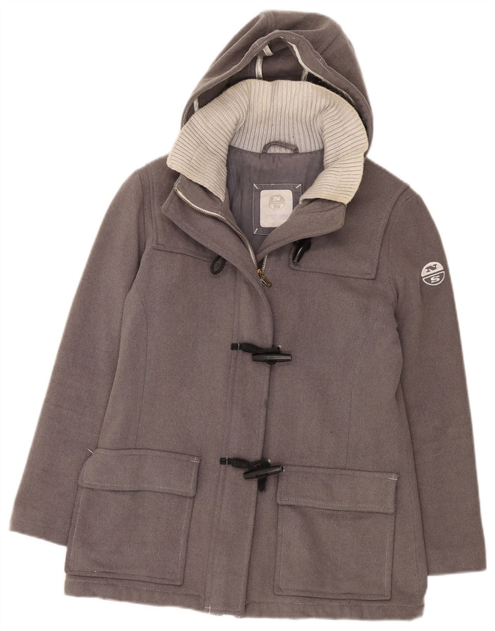 North Sails Veste de sport à capuche pour femme UK 10 Petite laine grise