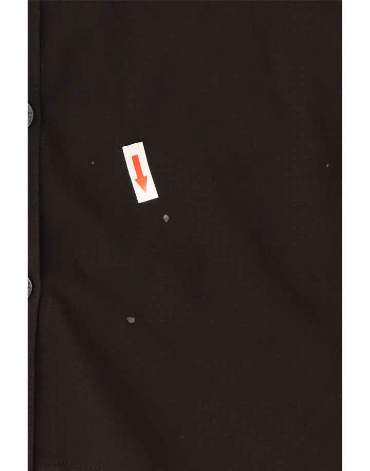 Mountain Warehouse Chemise à manches courtes pour femme UK 16 Large Noir Polyester
