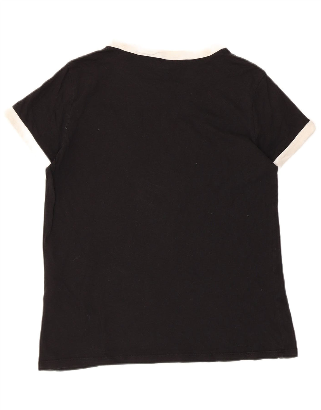 Levi's T-Shirt Femme UK 10 Petit Noir Colorblock Coton