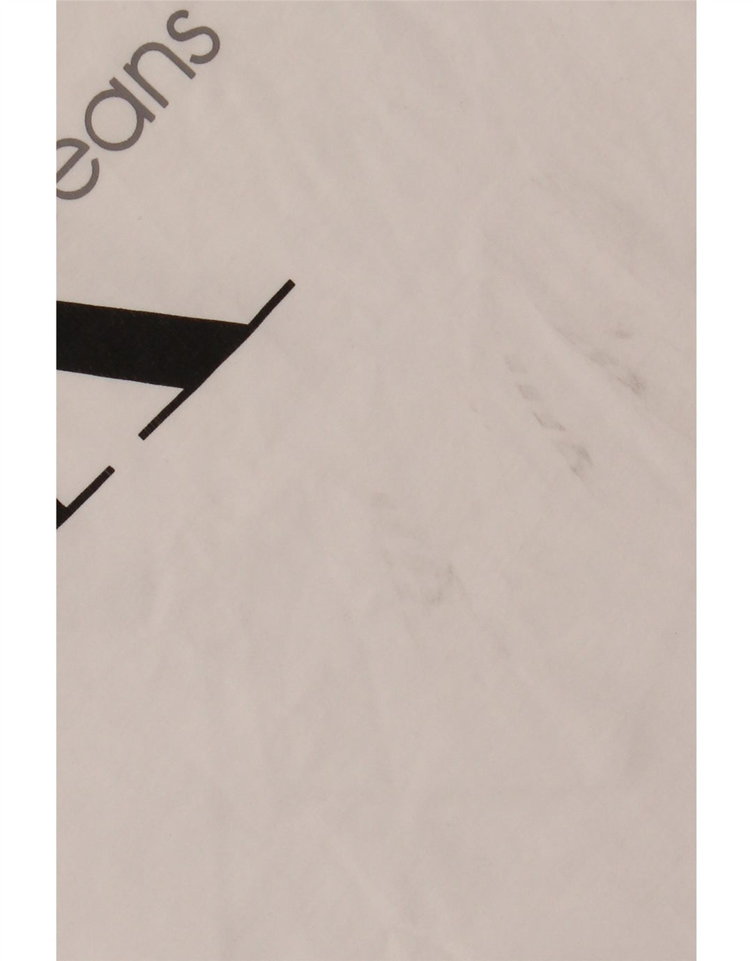 CALVIN KLEIN JEANS T-Shirt Graphique Homme Petit Blanc Coton