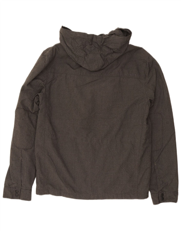Billabong Veste utilitaire à capuche pour homme UK 36 Small Gris Polyester