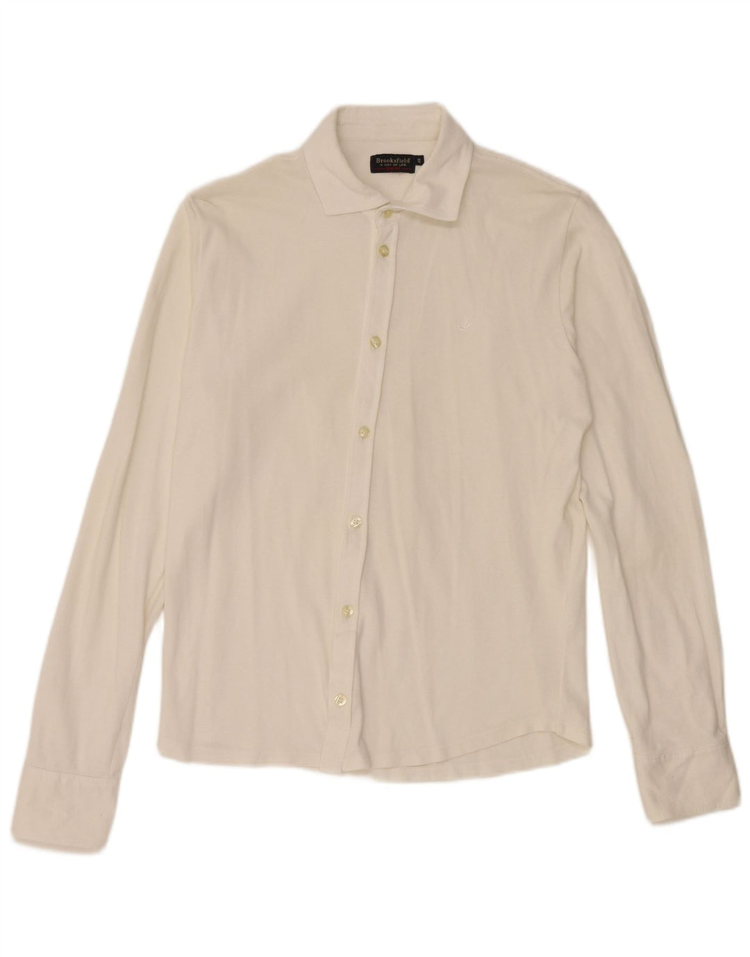 Brooksfield Chemise Slim Fit IT 48 Small Blanc