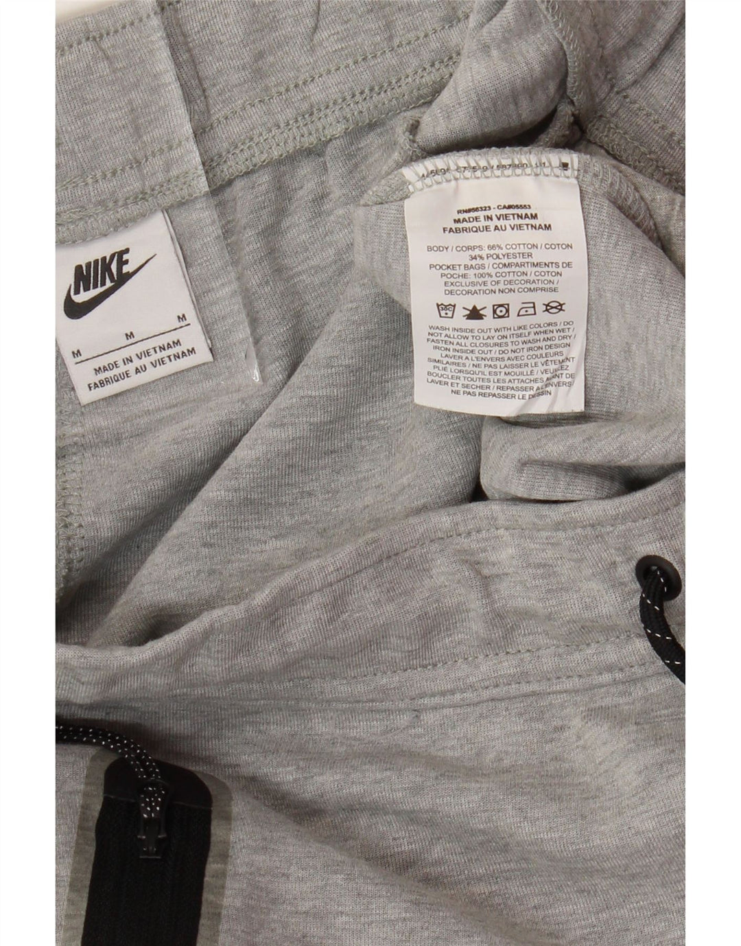 NIKE Pantalon de survêtement pour homme en coton gris moyen