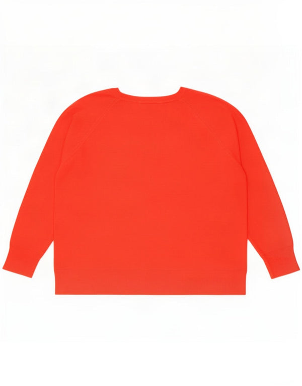 Zara Pull col bateau pour femme UK 18 XL Rouge