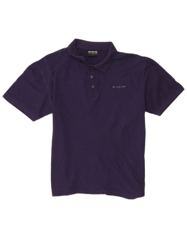 Lotto Polo Homme Grand Bleu Marine Coton