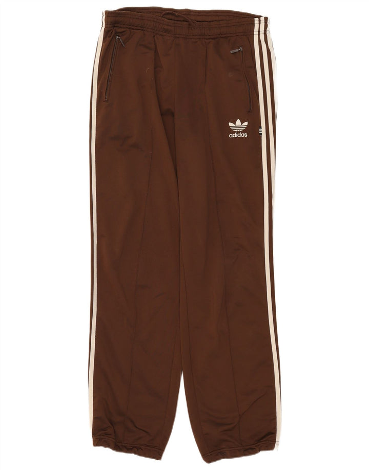 Adidas Pantalon de survêtement pour homme UK 38/40 Marron moyen Polyester