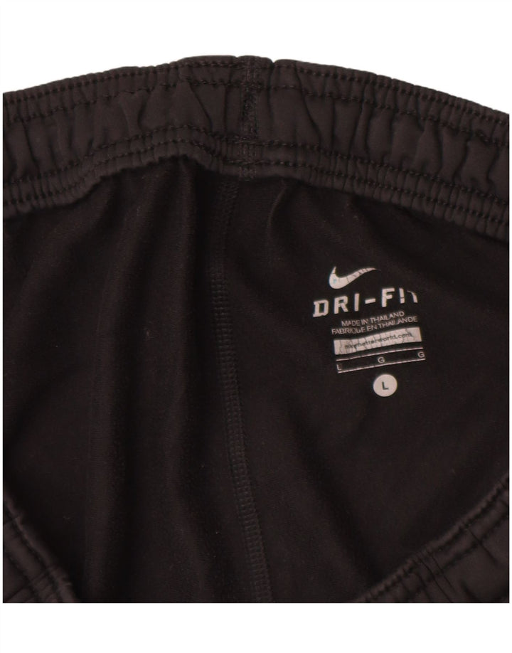 Pantalon de survêtement Nike Dri Fit pour hommes, grand, noir, polyester