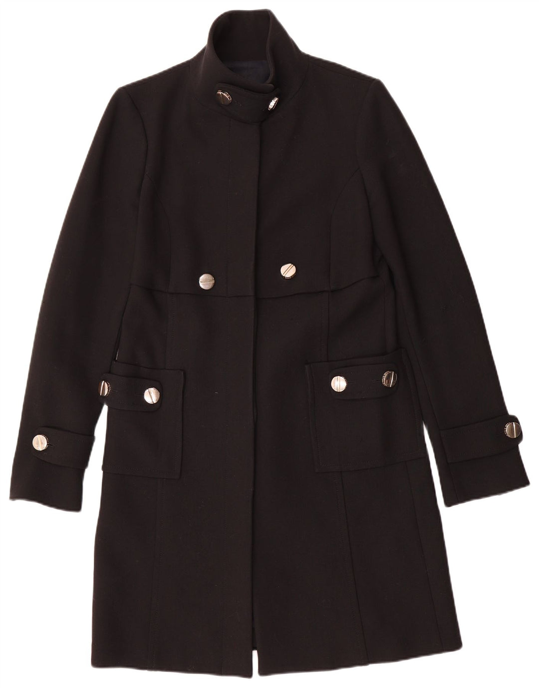 Cristinaeffe Pardessus IT 44 Laine Noir Moyen Femme