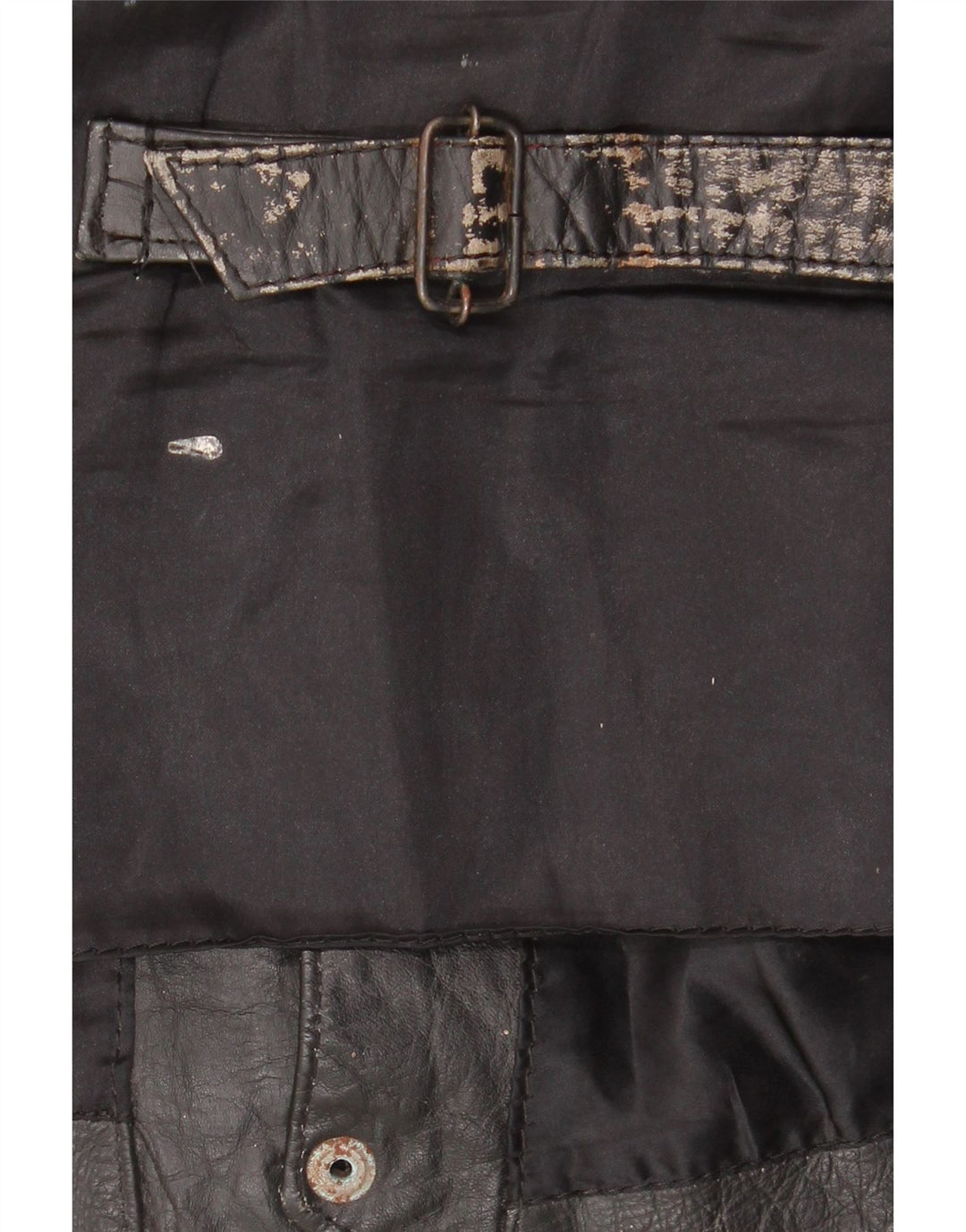 gilet en cuir homme vintage grand noir