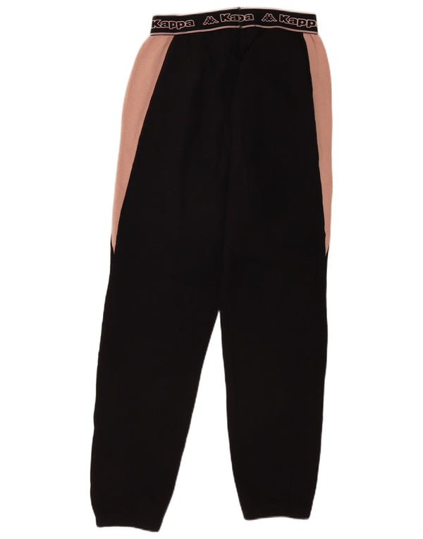 Kappa Pantalon de survêtement pour femme Joggers W28 L27 Noir Colourblock Sports
