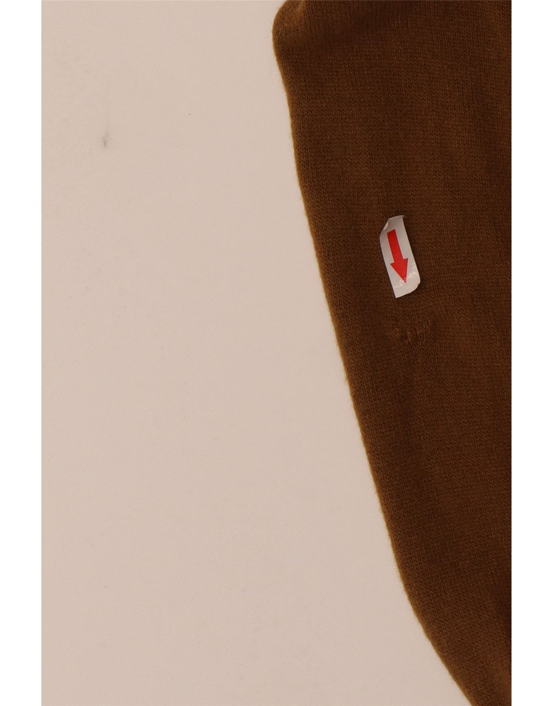 BENETTON Pull Cardigan Homme IT 48 Marron Moyen Laine d'Agneau