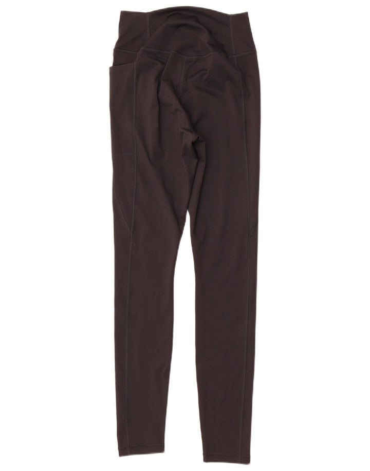 Adidas Leggings ajustés pour femmes UK12/ 14 Polyester noir moyen