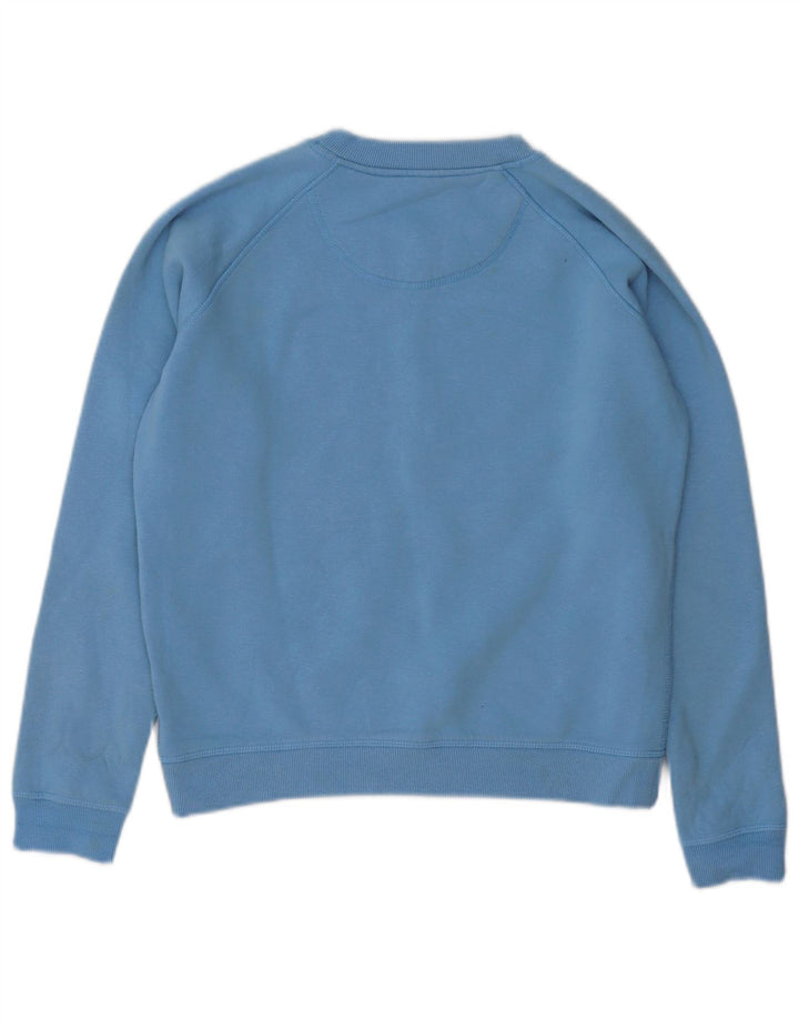 JACK WILLS Sweat-shirt surdimensionné pour femme UK 8 Petit Bleu Coton