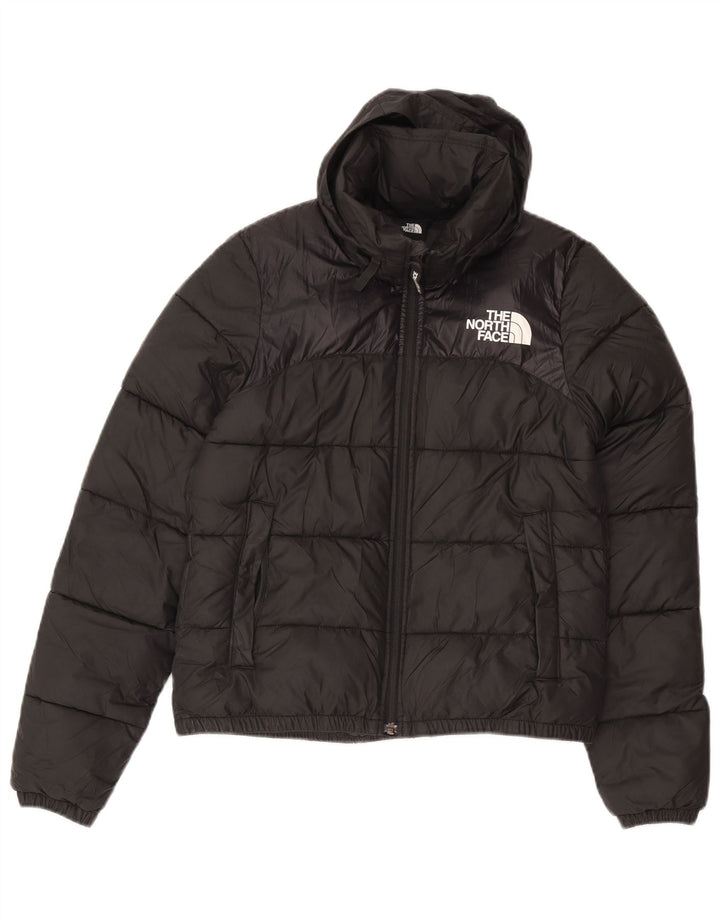 THE NORTH FACE Veste matelassée surdimensionnée pour femme UK 6 XS Noir Colourblock