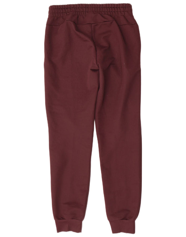 Adidas Pantalon de survêtement pour femme Joggers UK 8/10 Petit Bordeaux Polyester