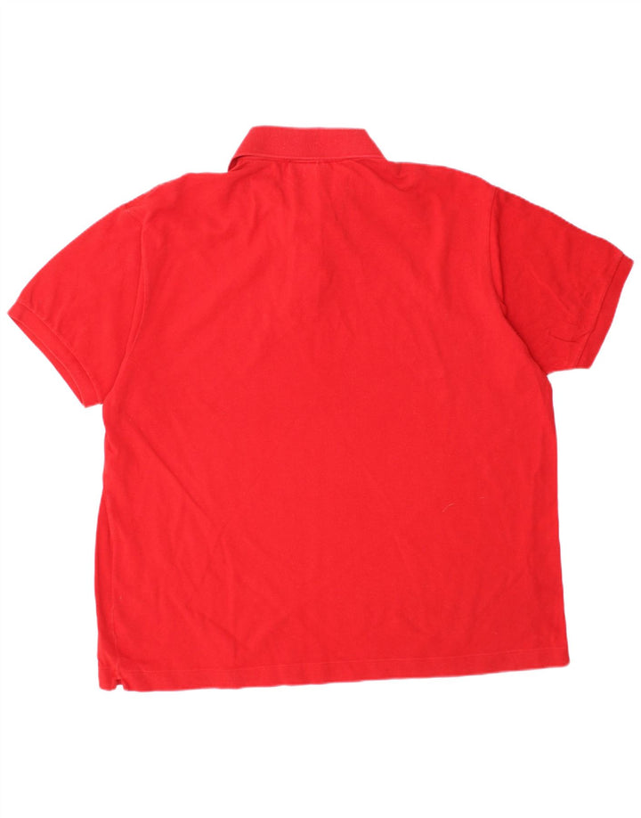 LACOSTE Polo coupe classique homme taille 7 2XL coton rouge