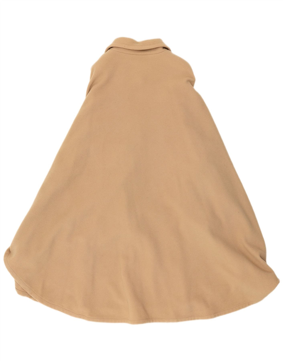 vintage Femme Poncho Manteau Taille Unique Beige Paisley Laine