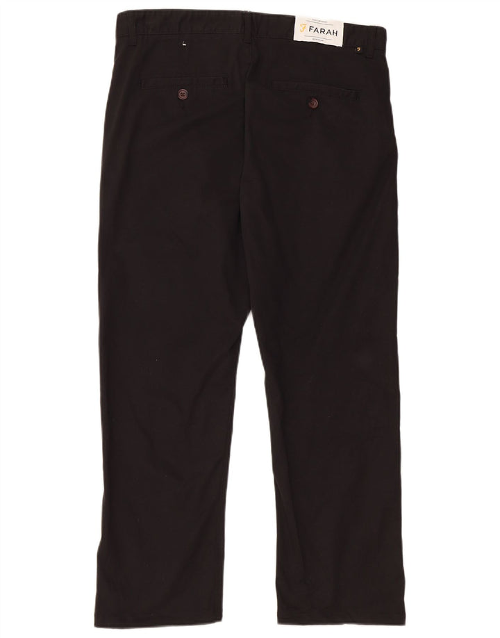 Farah Pantalon court homme W30 L24 Noir Coton