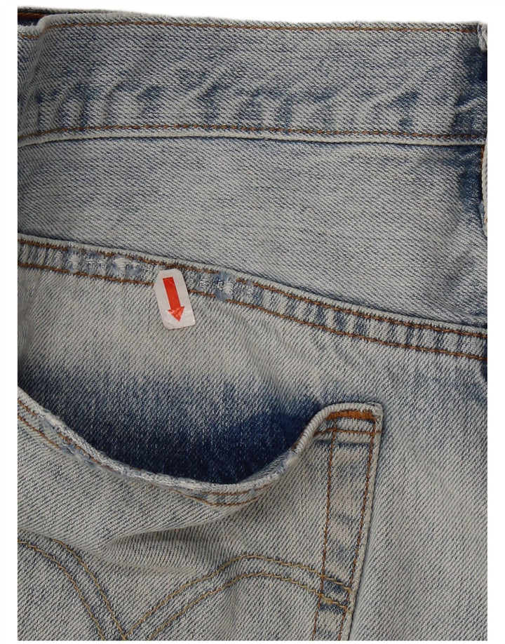 Levi's Pantalon chaud 501 Distressed Denim W29 femme bleu moyen en coton