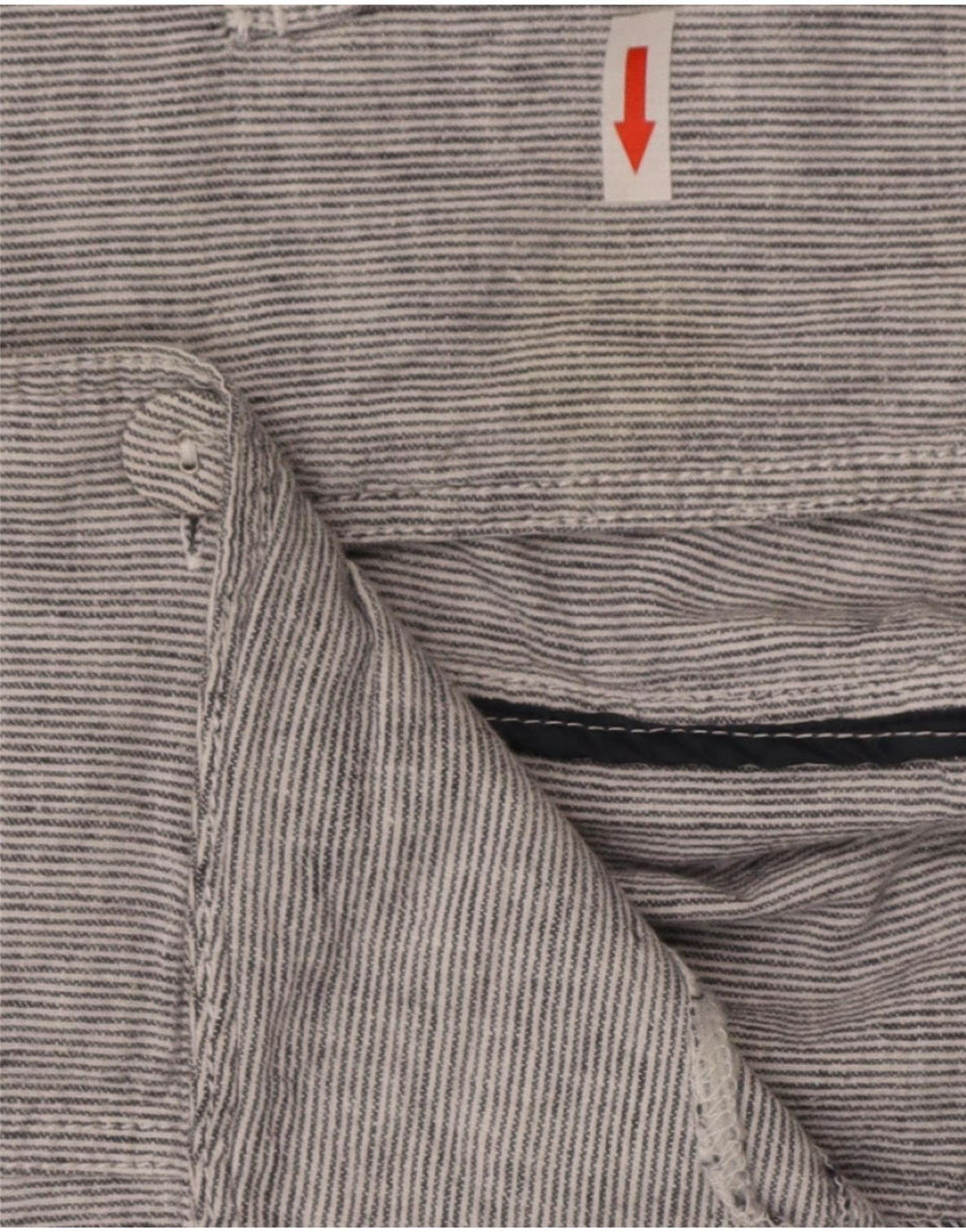 M&Co Veste Blazer 2 Boutons pour Femme UK 16 Grand Lin Bleu à Rayures