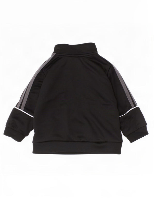Adidas Aeroready Sweat-shirt à col zippé pour bébé garçon 0-3 mois Noir