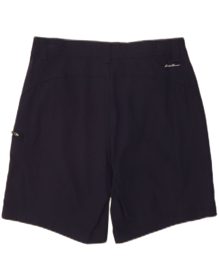 EDDIE BAUER Womens Cargo Shorts US 4 Small W28  Navy Blue Nylon Vintage Eddie Bauer and Second-Hand Eddie Bauer from Messina Hembry 