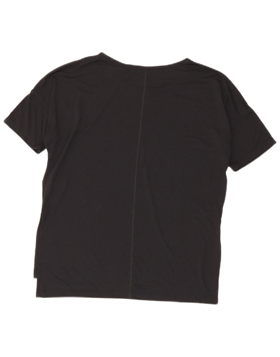 Nike T-shirt surdimensionné Dri Fit pour femme UK 14 Noir moyen Polyester